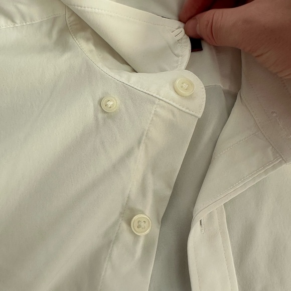 Express White Casual Button Down Shirt Modern Fit - Picture 8 of 12